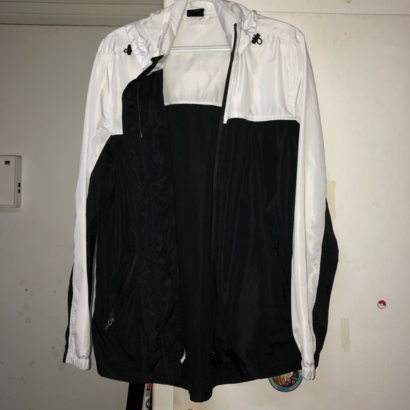 Standard Issue Other - Black and white standard issue rain jacket
